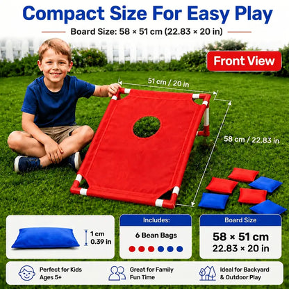 Bean bag toss game set | 2-4 players | 5+ outdoor game
