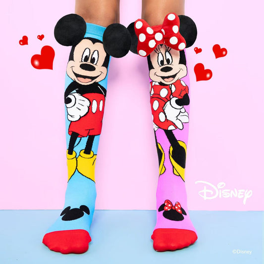 Premium quality 3D knee high mickey and Minnie socks