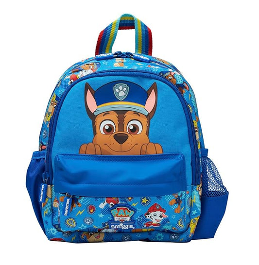 Smiggle Teeny Tiny 12 inch Kids preschool Backpack - blue Paw Patrol