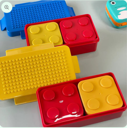 Lego lunchbox, stackable, microwave safe, BPA free- 750ml