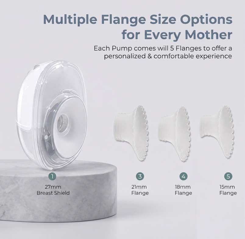 Kidspark nova pro wearable electric breast pump | Hands free | 8 levels | portable | 180 ml