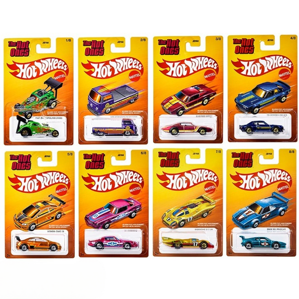 HOT WHEELS THE HOT ONES - SCALE 1:64 2025 BLAZING FAST DIE-CAST METAL RACERS ( random )