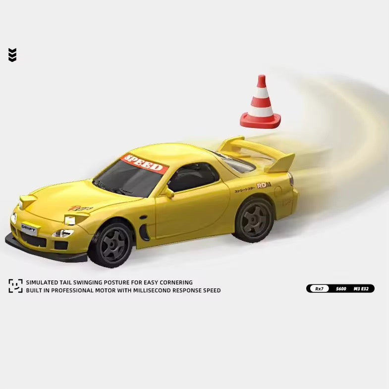 Whoosh metal RC car (M2) |1 : 43| Gyro | 4WD | Drift | 25km/H