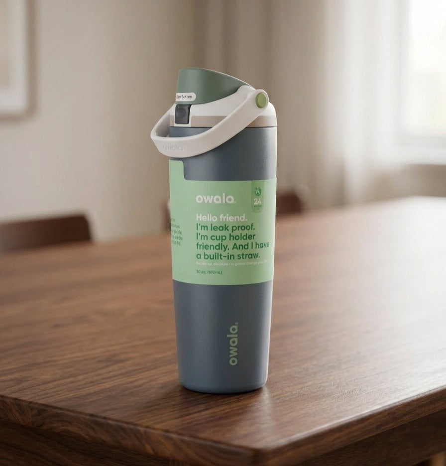 Owala sway | 30 oz | stainless steel tumbler | 2 in 1 lid