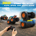 RC 2-in-1 Monster Launcher Track 333-TS251401 1:16 360° Flips 60min Play Kids