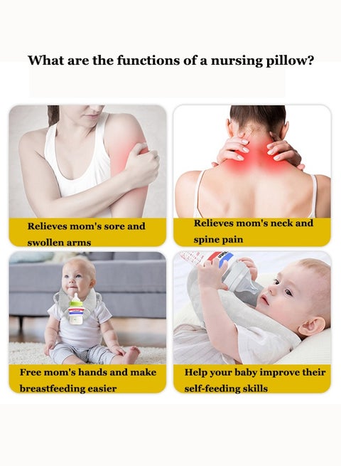 Kidspark Baby bottle holder Baby feeding pillow | Nursing | bottle holder | Anti-spitting milk pillow | Relieves sore hands