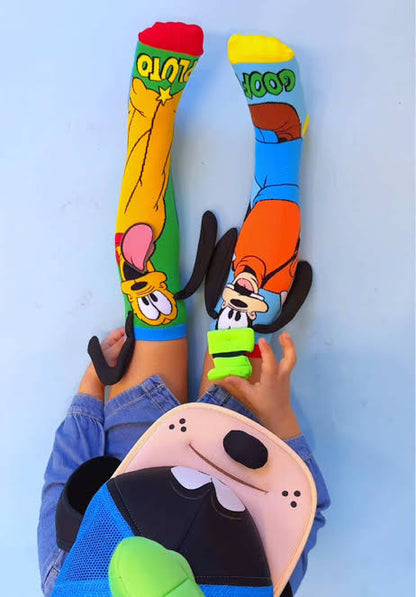 Premium quality Goofy & Pluto 3D knee high socks