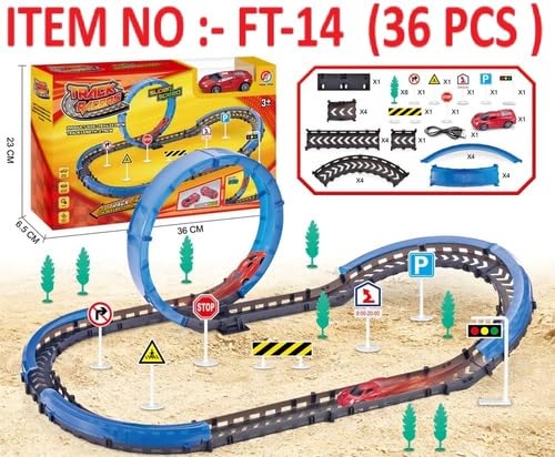 Track racers deluxe racing car set