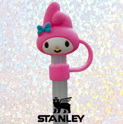 3D Straw Toppers - Stanley | Stylist | Silicone - Kidspark