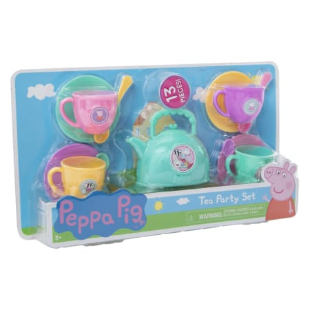 Pretend play Peppa pig tea party set