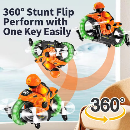 H141 2 in 1 Flying Motorbike – Land & Air Dual Mode RC Motorcycle