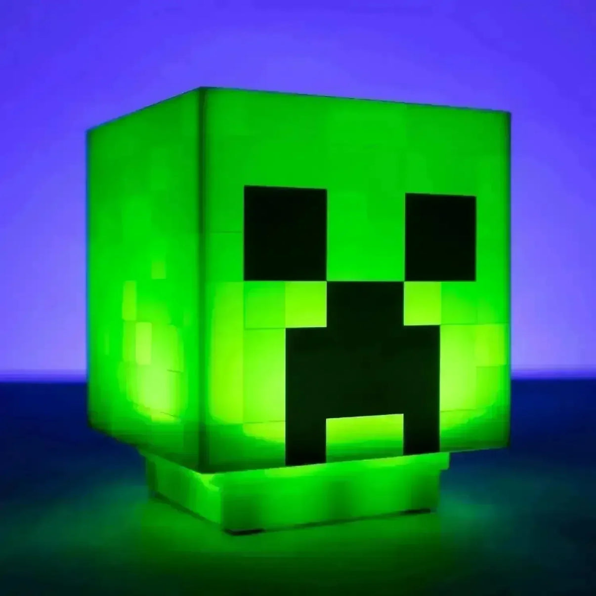Minecraft Creeper Night Light with Official Creeper Sounds