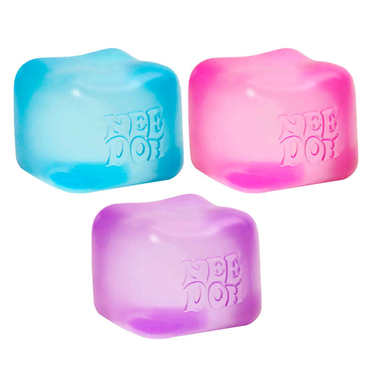 NeeDoh Nice Cube | Sensory Squeeze Toy | Super Solid fidget Squishy - 2.25"