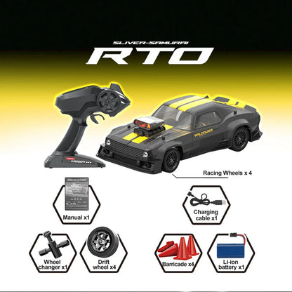 Whoosh metal RC car (DC 163A RTR)  |1 : 16 | Gyro | 4WD | Drift | 50km/H