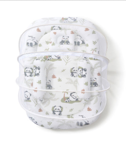 Kidspark neo | baby crib | mosquito net | side pillows