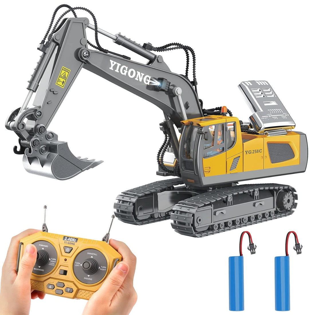 Yigong 11 CH Remote Control 1:18 scale die cast excavator
