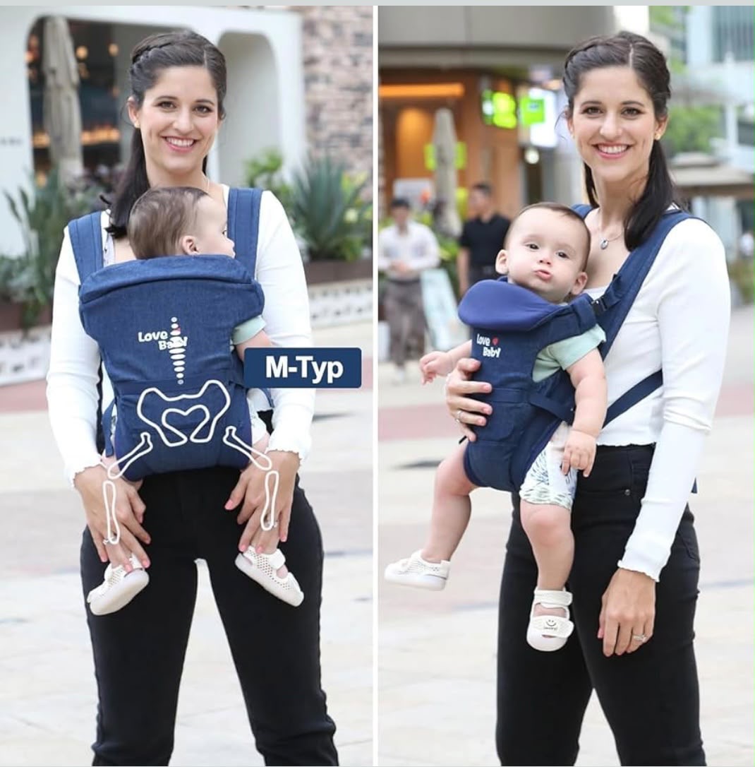 KidSpark XL premium baby carrier | 6 seat positions | premium feel