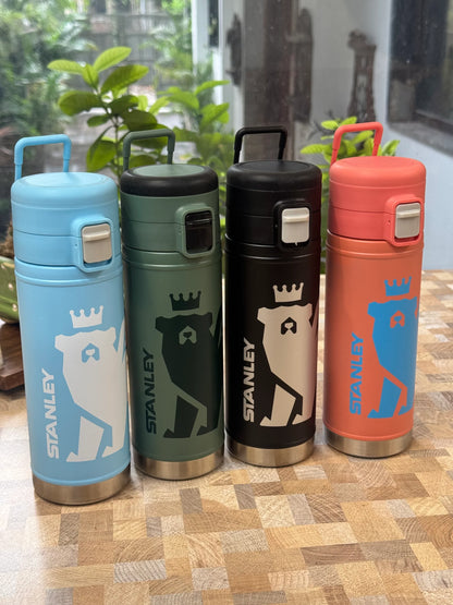 Stanley flow steady bear bottle 12 OZ |