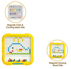 2-in-1 Magnetic Dot Drawing Board & Maze for Kids - Kidspark