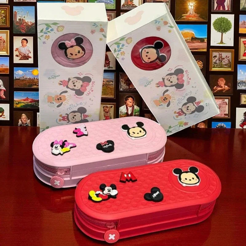 Disney mickey &minnie Silicone EVA pouch