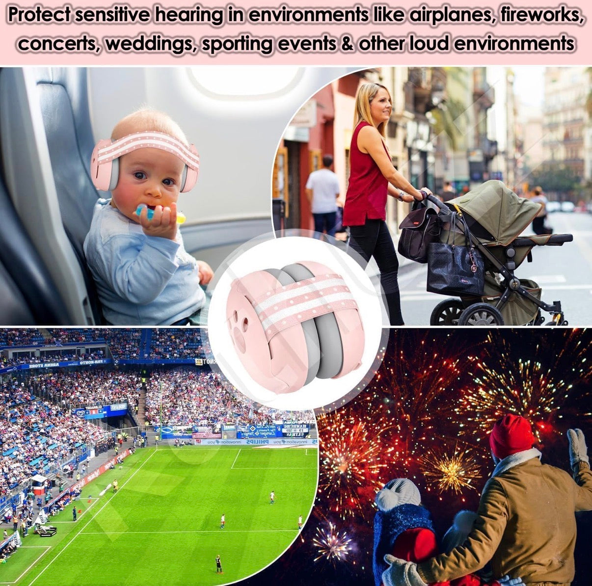 Baby Earmuff | Hearing Protection | flights & sleep made easy