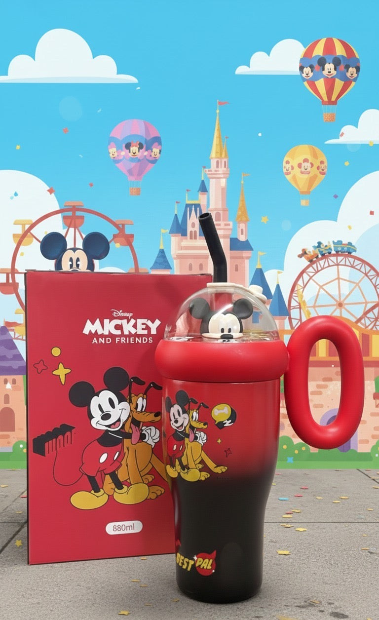 Mickey Mouse buddy sip steel tumbler | BPA free | 880 ml