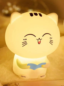 Cute cat silicone premium quality night lamp - Kidspark