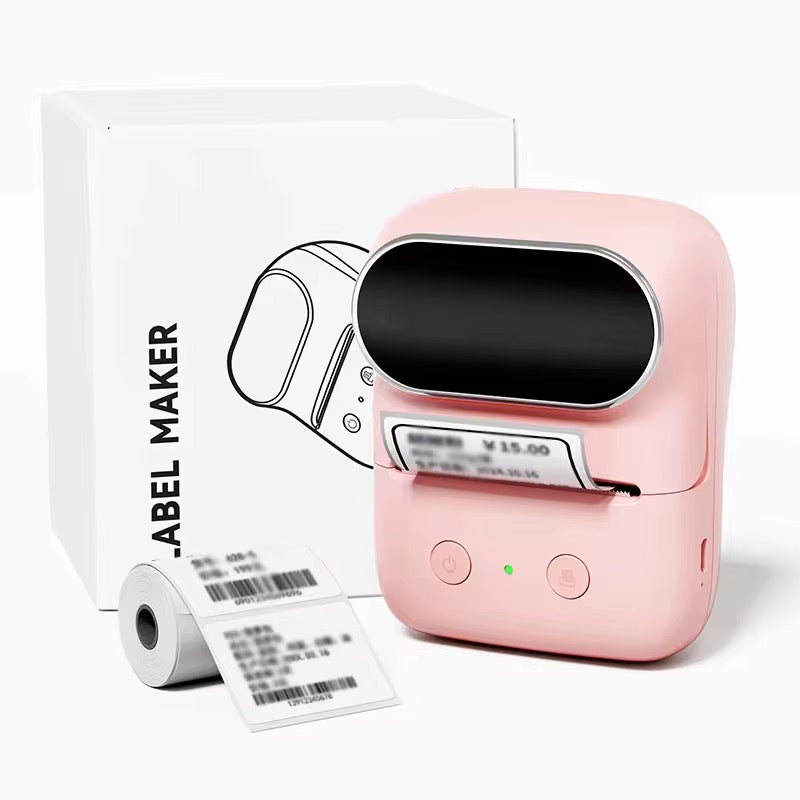 Portable mini wireless 203 dpi thermal label printer