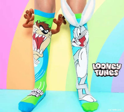 Premium quality 3D bugs and bunny knee high socks