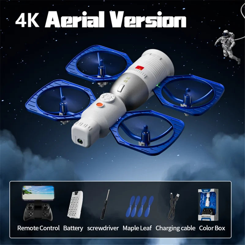 4DRC V45 Space Shuttle Satellite Design RC Drone with Aerial Photography