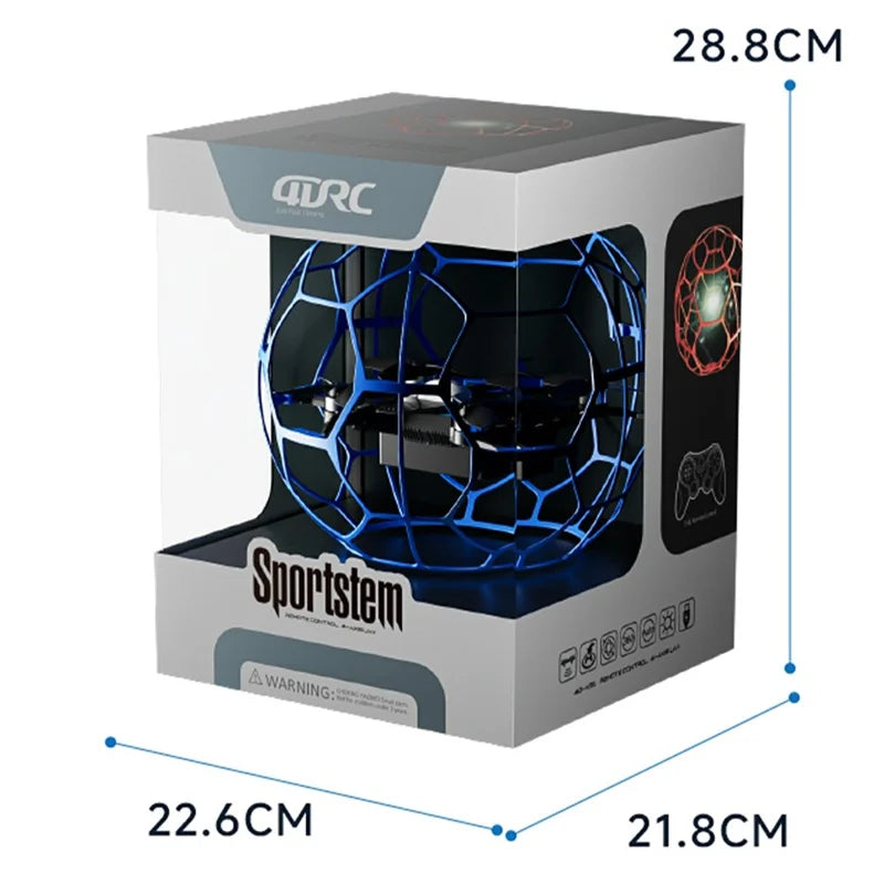 4DRC V51 Football Shape RC Drone with Colorful LED Lights & 1 Battery
