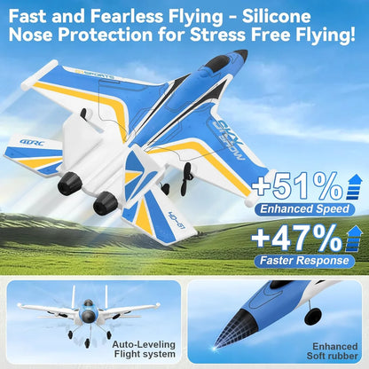 4DRC G1 RC Fighter Jet Airplane with 6-Axis Gyro Stabilizer & 1 Battery
