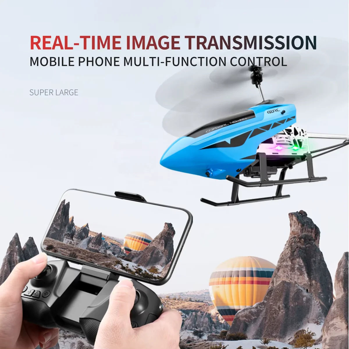 4DRC M4 Huge 72cm RC Helicopter with 480P WiFi FPV Camera