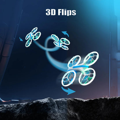 4DRC V33 RC Drone with Altitude Hold, Headless Mode & LED Lights