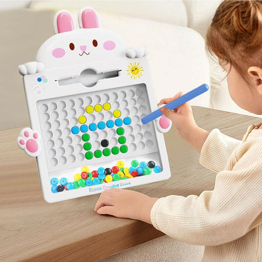 Snow bunny Magnetic Drawing Board: Portable, Educational, Fun