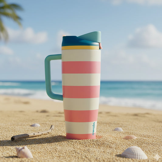 Owala cabana breeze | 40 oz | 2 in 1 lid | steel tumbler