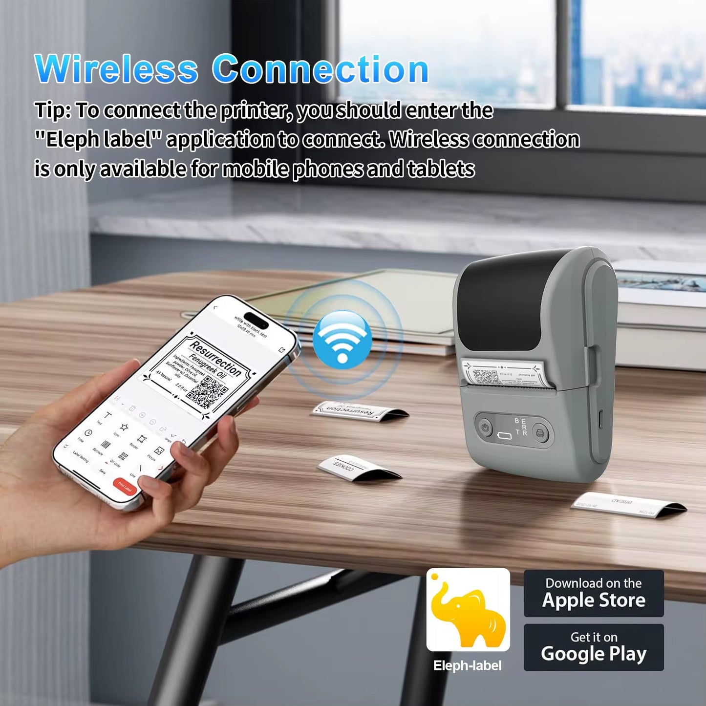 Q11 mini portable wireless 58 mm thermal printer