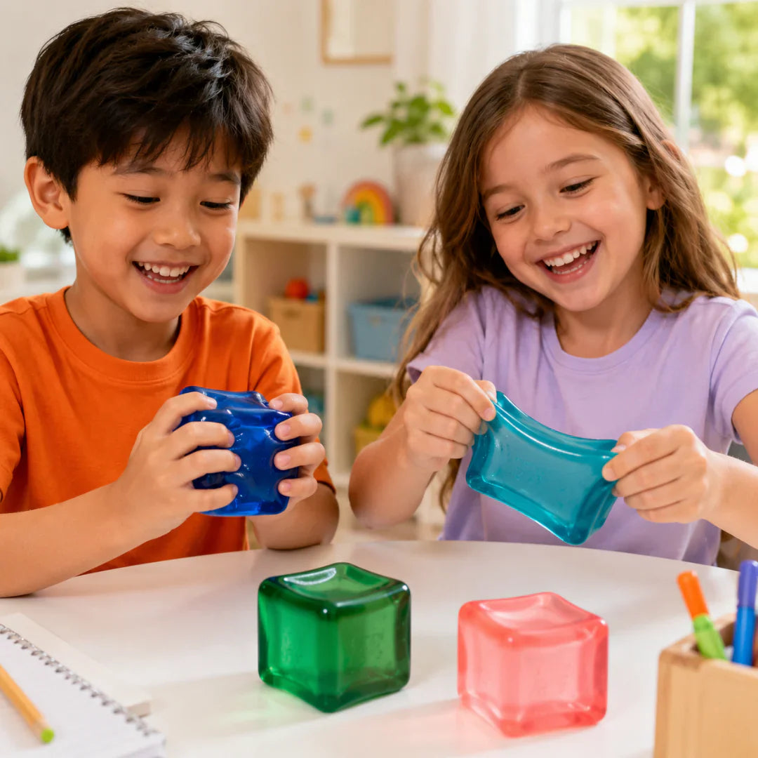NeeDoh Nice Cube | Sensory Squeeze Toy | Super Solid fidget Squishy - 2.25"