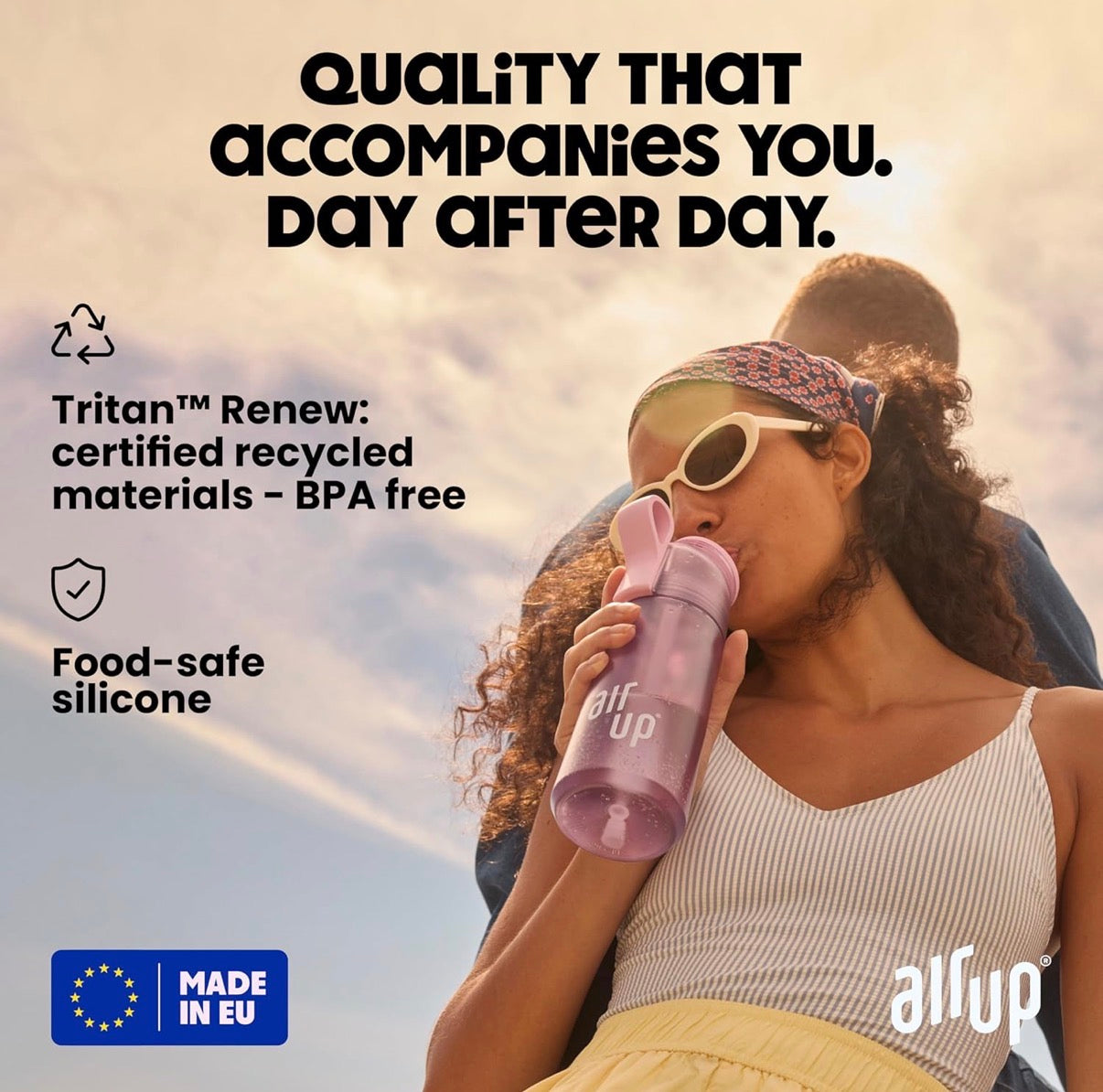 Air up water bottle | 650 ml | 2 free flavour pods