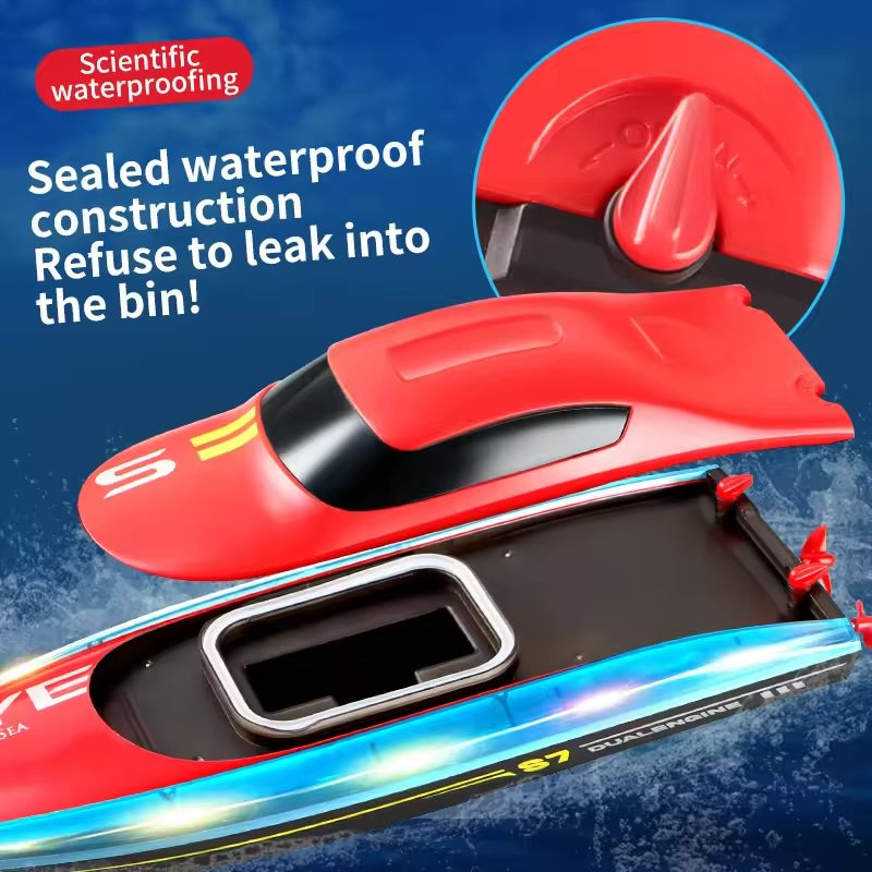 Speed boat | remote control | dual motor | nightlight