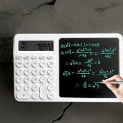 Electronic calculator with erasable drawing pad - Kidspark