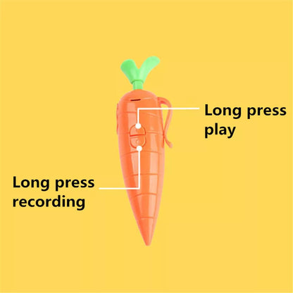 Carrot Recorder Pen Toy Cute Ballpoint Pen Recording Pen 1ml