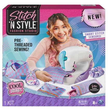 Cool maker : Stitch N Style fashion studio, kids sewing machine