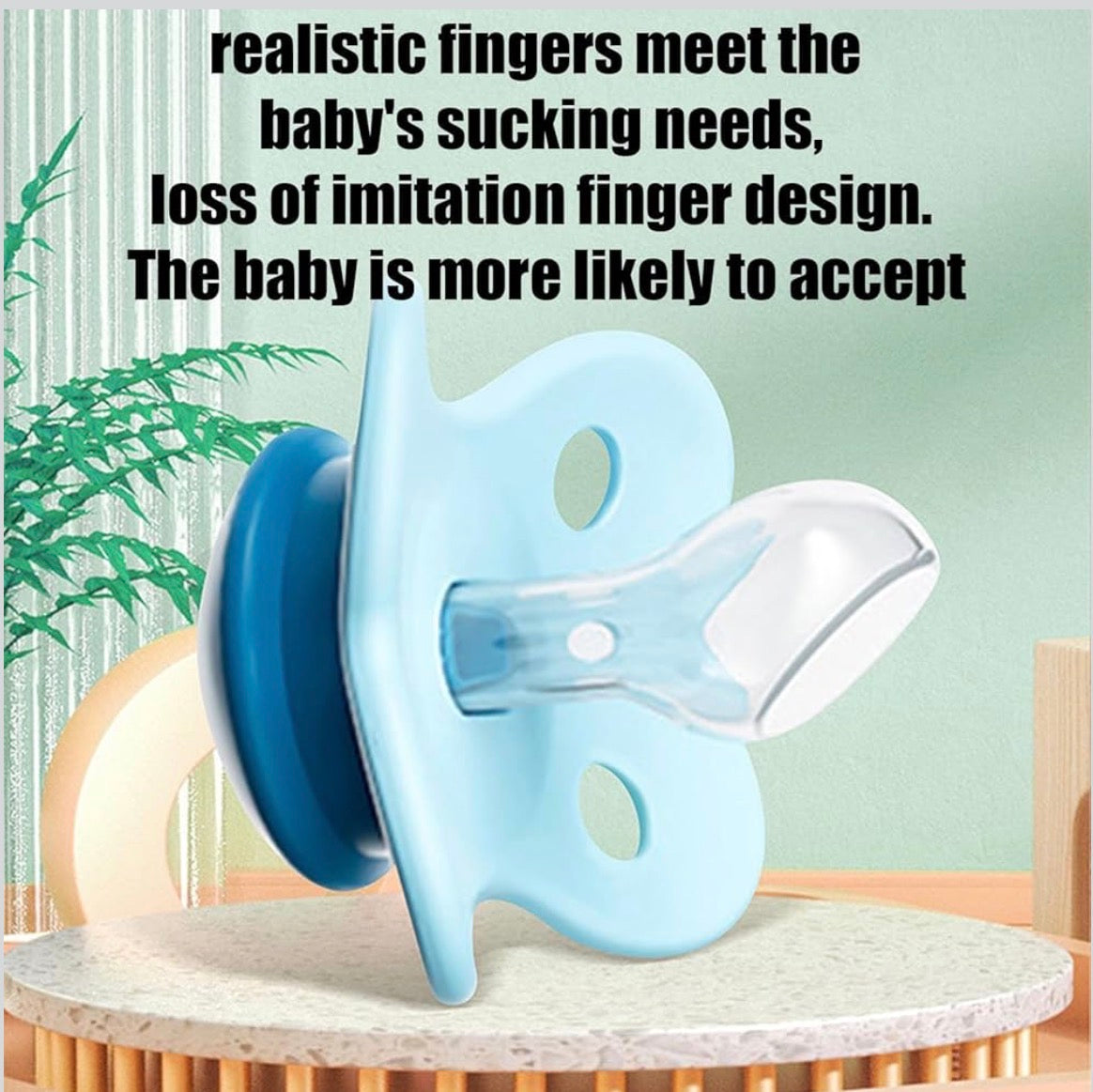 Silicone teether pacifier Binkie | BPA free | Food grade