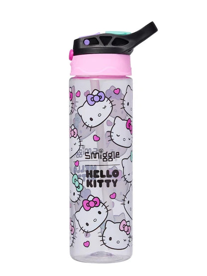 Smiggle - Plastic Flip Drink Bottle 650ml