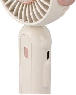 Foldable Mini Handheld Fan for Summer, Cute duck USB Rechargeable 900mAh Handheld Turbine Fan, Low Noise Desktop Cooling Fan - Kidspark