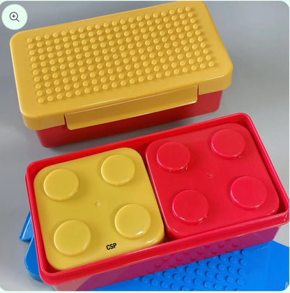 Lego lunchbox, stackable, microwave safe, BPA free- 750ml