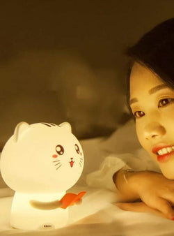 Cute cat silicone premium quality night lamp - Kidspark