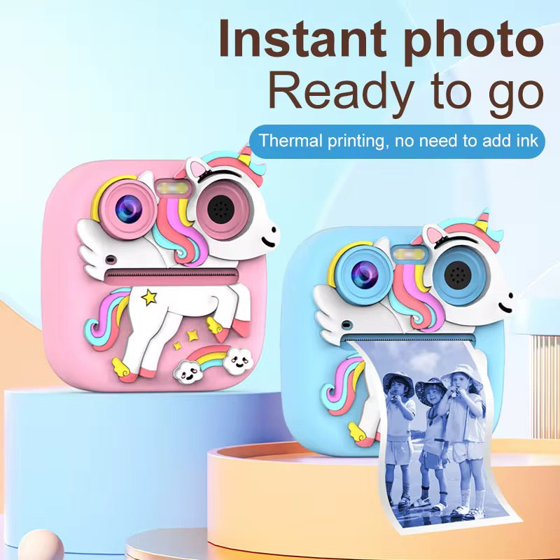 Print camera | 1080P | dual lens | flashlight | Games