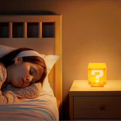 Super bros illusion night light for kids with game sound effects and nightlight